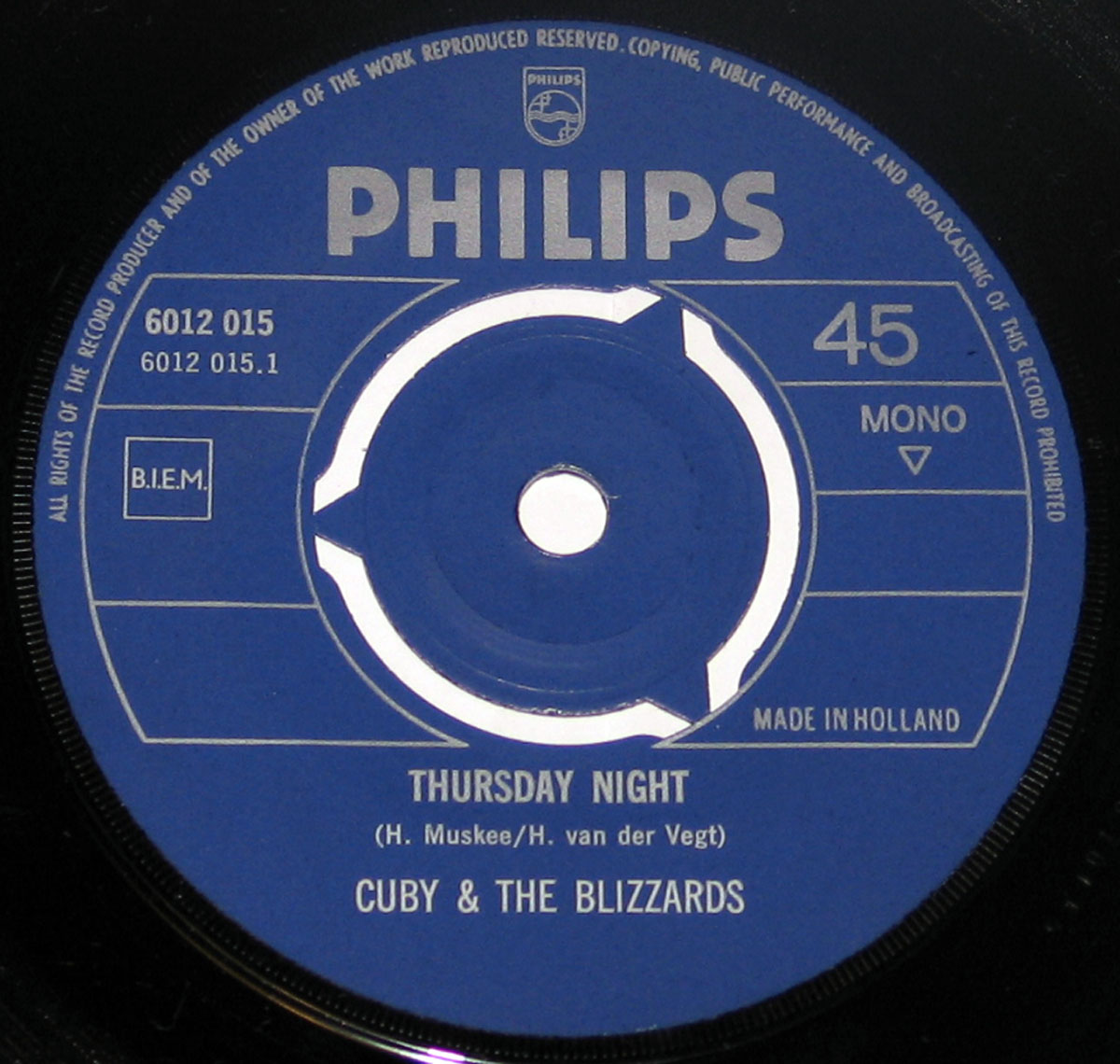 High Resolution Photo CUBY + BLIZZARDS Thursday Night / Wee Wee Baby Vinyl Record
